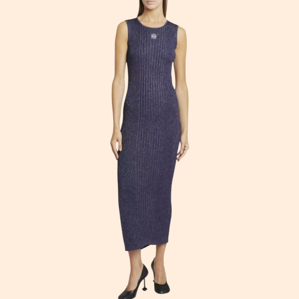 Loewe Anagram Knit Tank Maxi Dress